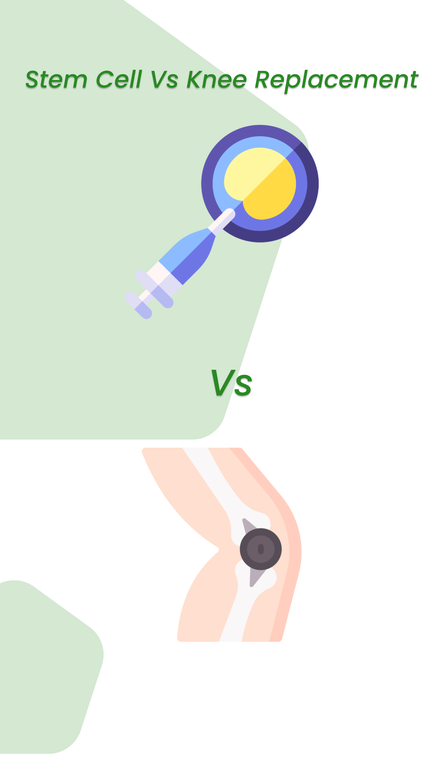 Stem cell vs knee replacement
